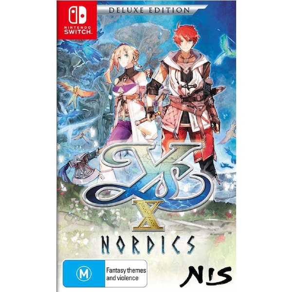 Nintendo Switch Ys X Nordics Fantasy/Violence Video Game Deluxe Edition