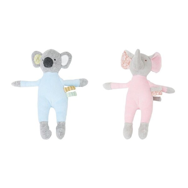 2pc Annabel Trends Cuddly Wuddlies Large Soft Plush Toy Koala & Elephant 0y+