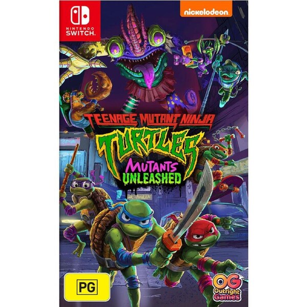Nintendo Switch Teenage Mutant Ninja Turtles Mutants Unleashed Video Game