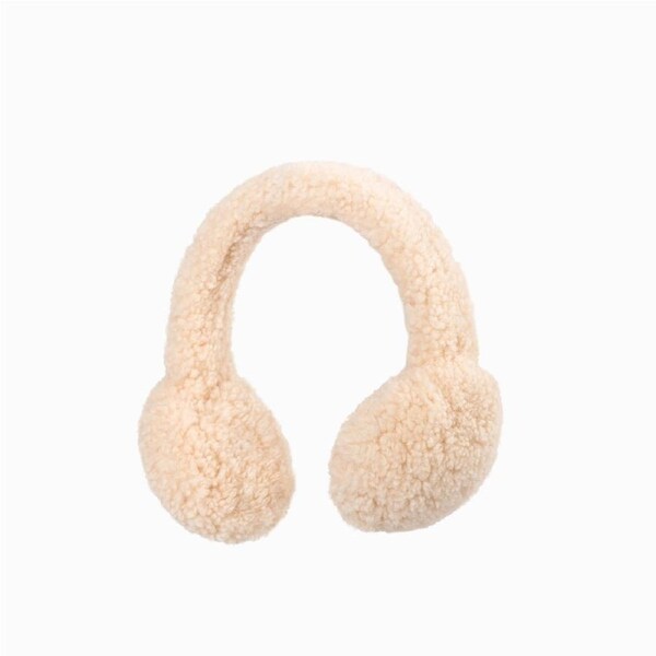 Ugg Curly Sheepskin Earmuff ONE SIZE / CHESTNUT