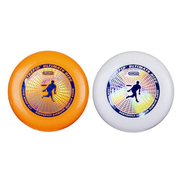 2x Duncan Ultimate Flying Disc Outdoor Toy Assorted Kids 8y+