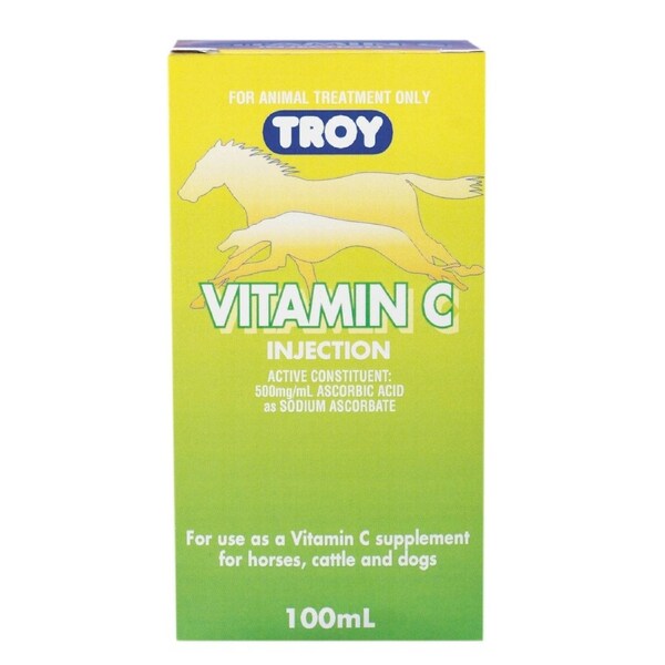 Troy Vitamin C Horse Cattle Dog Supplement 100ml