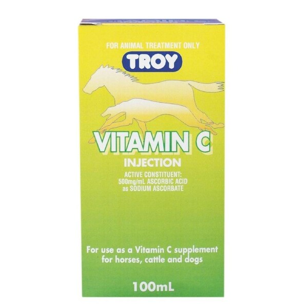 Troy Vitamin C Horse Cattle Dog Supplement 100ml