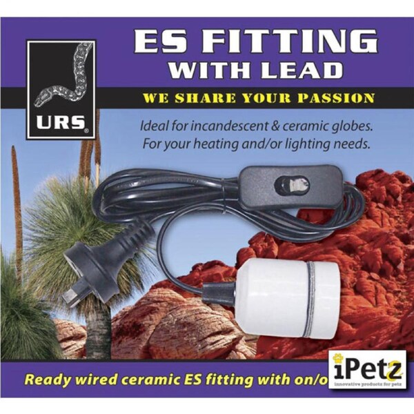 URS Edison Screw Fitting With Lead Heat Globe Holder