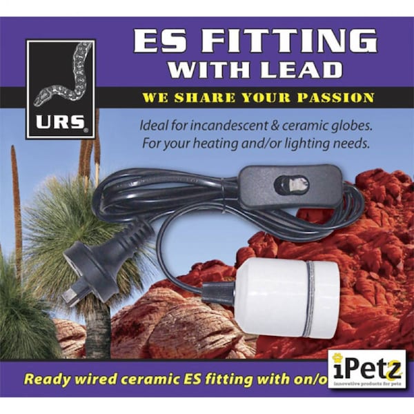 URS Edison Screw Fitting With Lead Heat Globe Holder