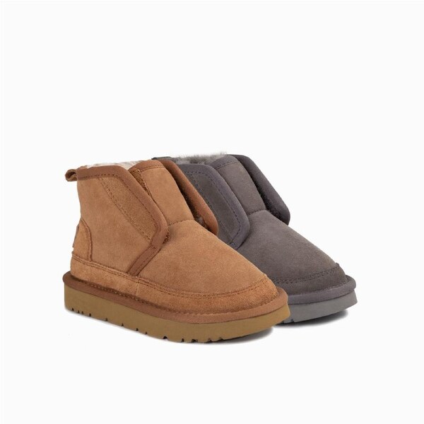 Ugg Kids Velcro Mini Boot EU35 / AU2/3 / 210mm / CHESTNUT