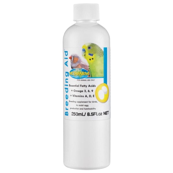 Vetafarm Pet Bird Breeding Aid Liquid Vitamin Supplement 250ml