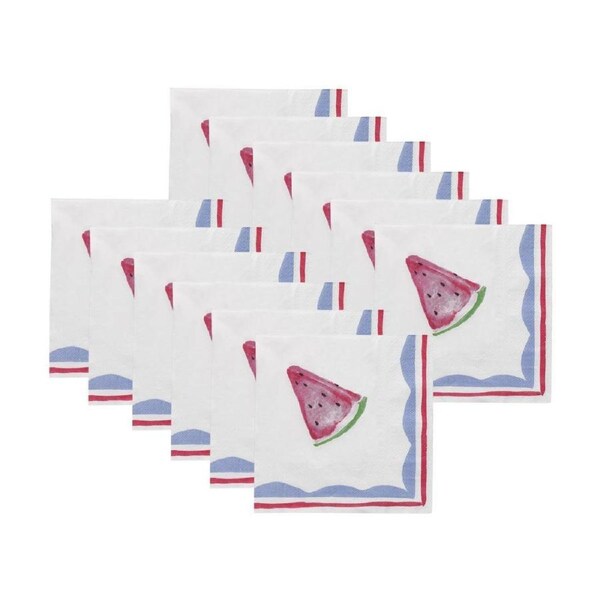 12x 20pc Porto Fiesta Paper Napkin Dinner Party Serviette Tissue Watermelon