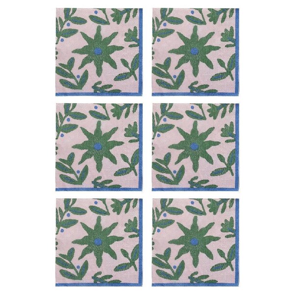 6x 20pc Porto Fiesta Paper Napkin Dinner/Lunch Party Serviette Tissue Cali