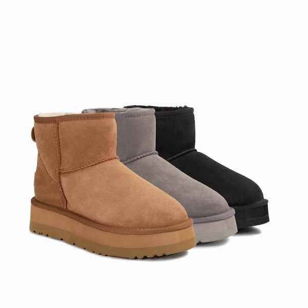 Ugg Classic Platform Mini Boots (Water Resistant) EU36 / AU6L / 230mm / GREY