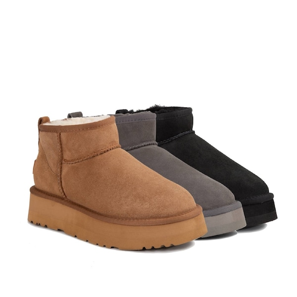 Ugg Classic Platform Ultra Mini Boots (Water Resistant) EU39 / AU9L / 245-250mm / CHESTNUT