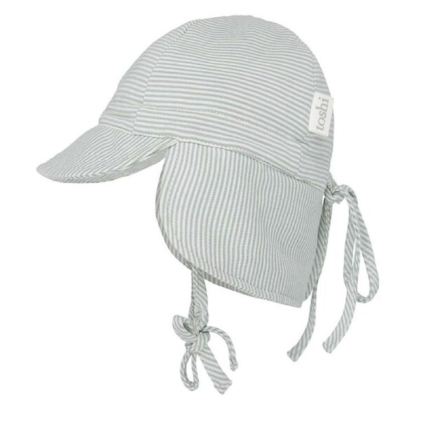 Toshi Flap Cap Baby Sage - Exrtra Extra Small