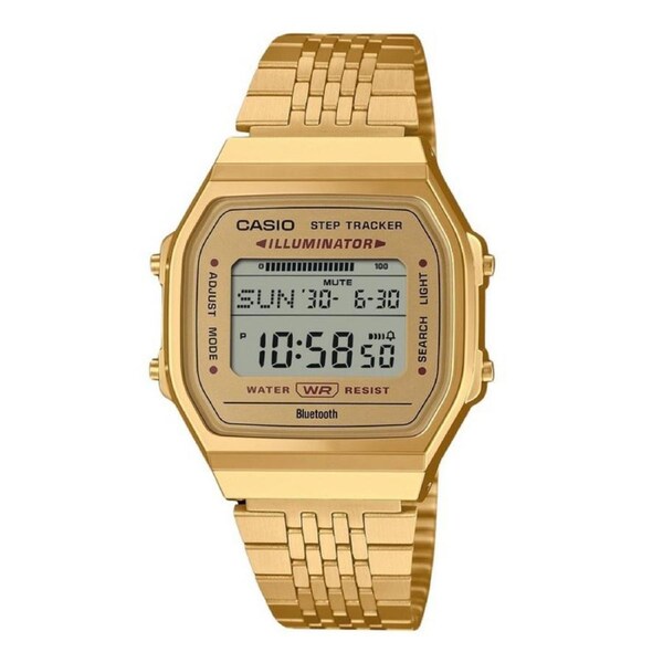 Casio Vintage Digital Bluetooth Step Tracker Alarm ABL-100WEG-9A Unisex Watch