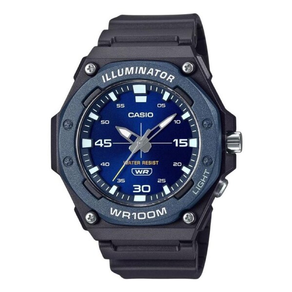 Casio Illuminator Analog Blue Dial Backlight Quartz MW-620H-2AV 100M Mens Watch