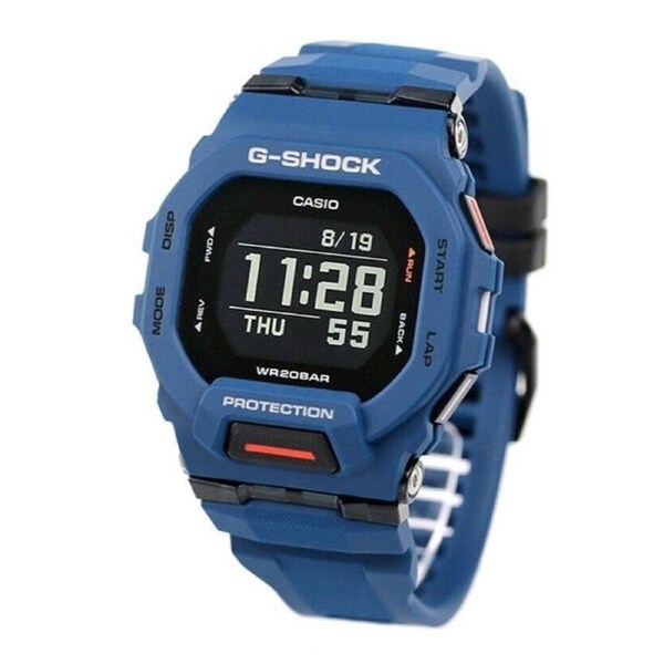 Casio G-SHOCK G-SQUAD Bluetooth Mobile Link Digital GBD-200-2 200M Mens Watch
