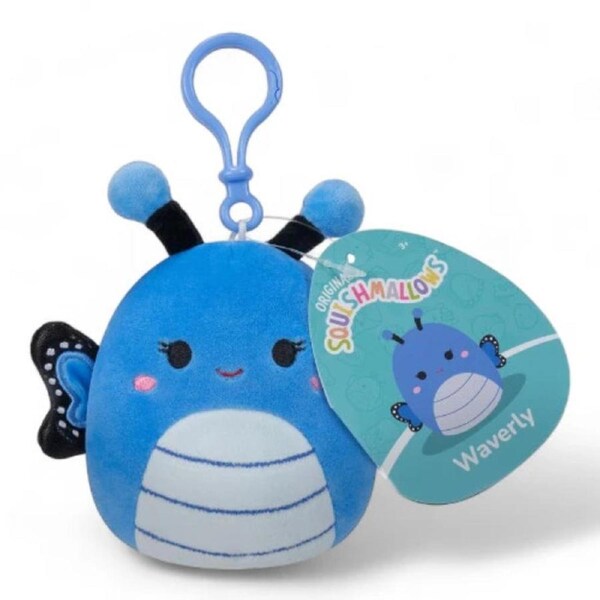 Squishmallows 3.5 Inch Clip Plush - Waverly