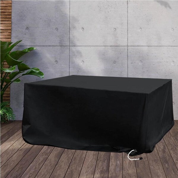 Oxford Outdoor Furniture Cover Waterproof Table Chair Sofa Protector w/Tie Strap Silver / 170cm x 94cm x 70cm