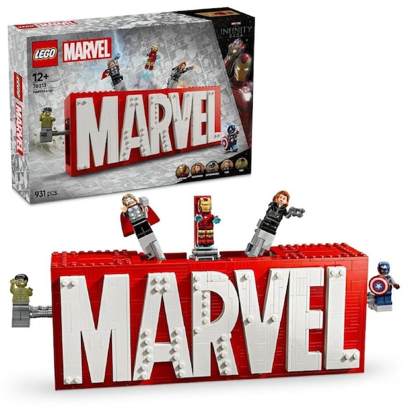 LEGO Super Heroes Marvel Logo and Minifigures (76313)