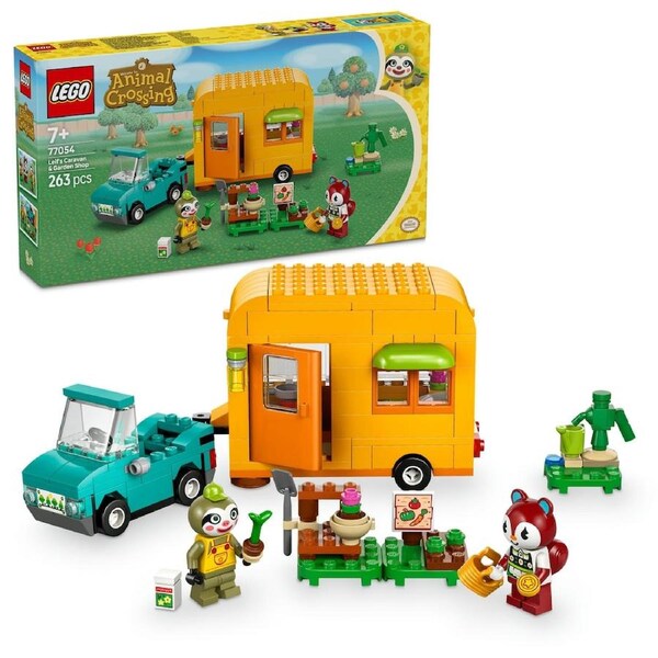 LEGO Animal Crossing Leif's Caravan and Garden Shop (77054)