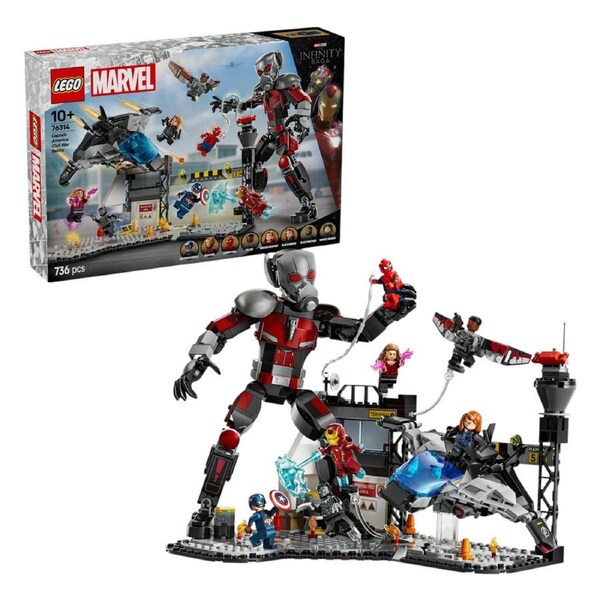 LEGO Super Heroes Marvel Captain America Civil War Action Battle (76314)