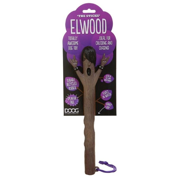 Elwood Stick Rubber Dog Toy by DOOG