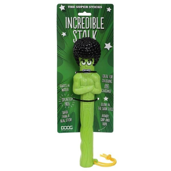 Incredible Stalk Superstick Rubber Dog Toy by DOOG