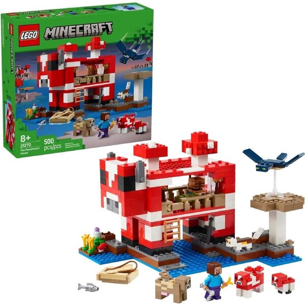 LEGO 21270 The Mooshroom House - Minecraft