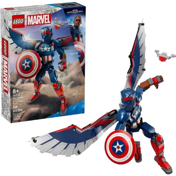 LEGO 76296 New Captain America Construction Figure - Marvel Super Heroes