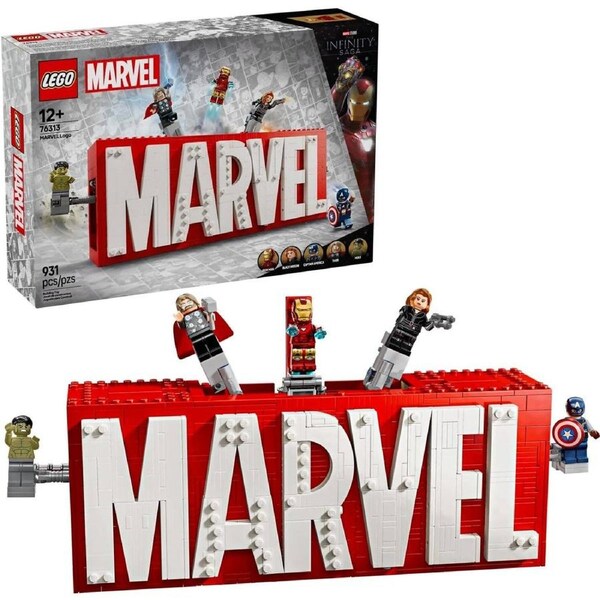 LEGO 76313 MARVEL Logo & Minifigures - Marvel Super Heroes