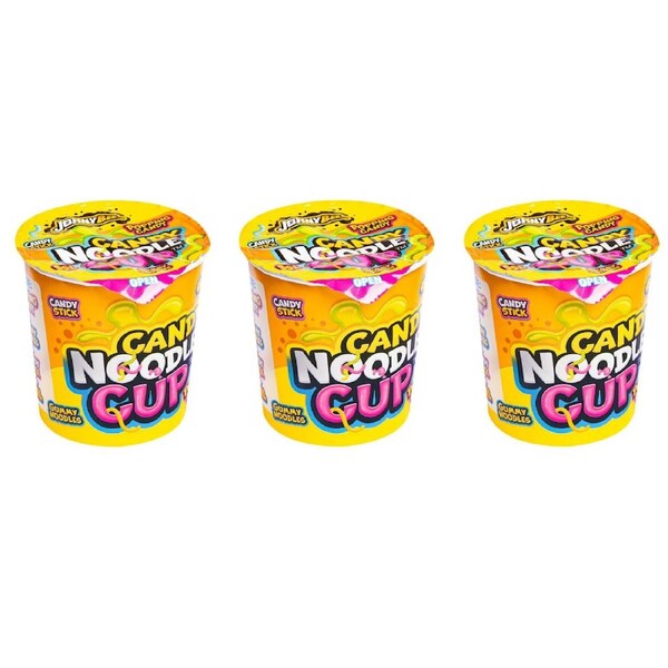 Gummy Candy Noodle Cup 53g X 3 Cups