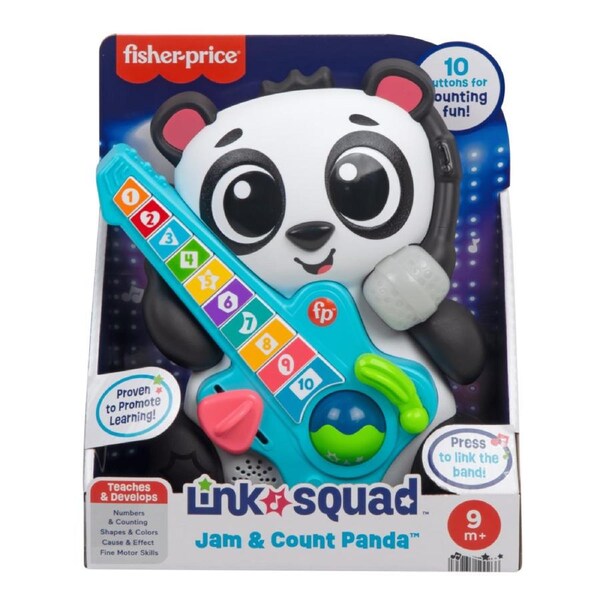 Fisher Price - Link Squad Jam & Count Panda