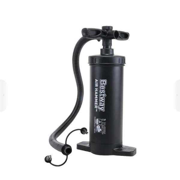 Bestway Air Hammer 2800 Manual Air Pump for Airbeds, Swimming Pools, Toys, Kayaks
