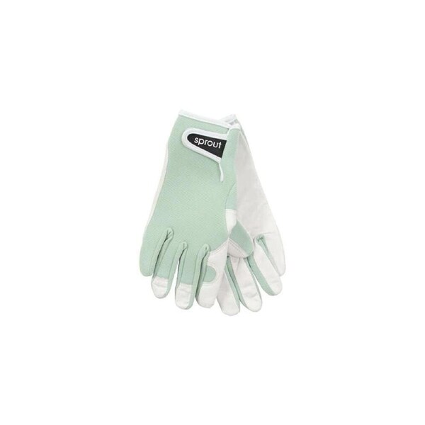 2pc Annabel Trends Sprout Goatskin Protective Garden Planting Glove Sage Green