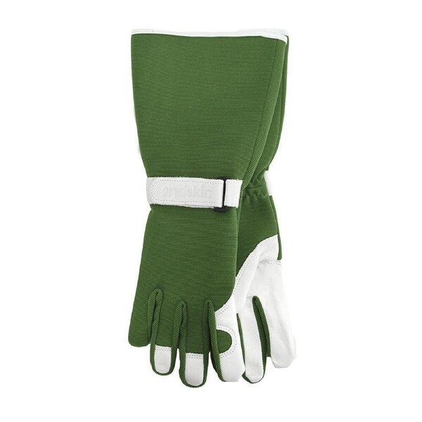 2pc Annabel Trends Second Skin Long Sleeve Sprout Garden Outdoor Gloves Olive