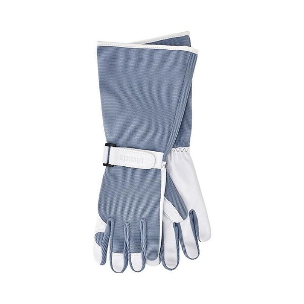 2pc Annabel Trends Sprout Long Sleeve Garden Planting/Pruning Gloves Dusty Blue