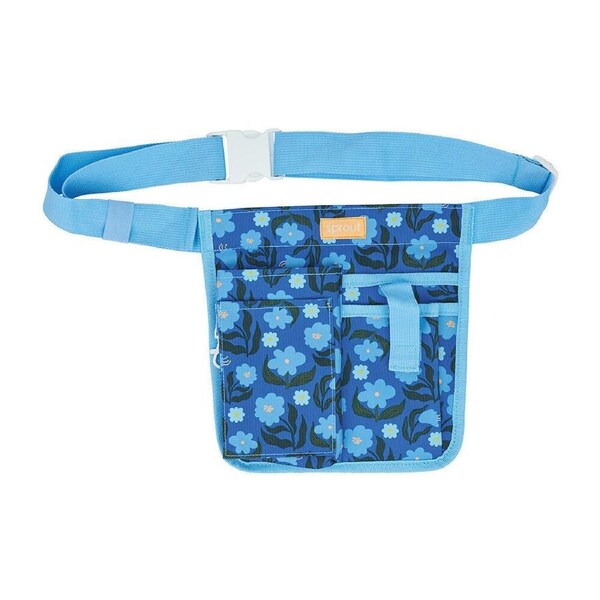 Annabel Trends Sprout Half Waist Garden Tool Holder Belt Bag Nocturnal Blooms