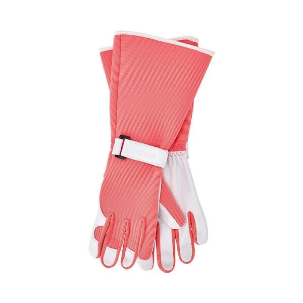 2pc Annabel Trends Sprout Long Sleeve Garden Planting/Pruning Hand Gloves Coral
