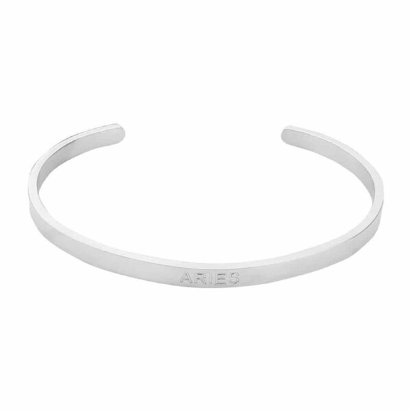 Annabel Trends Stainless Steel Cuff Bangle Zodiac Accessory Unisex Aries