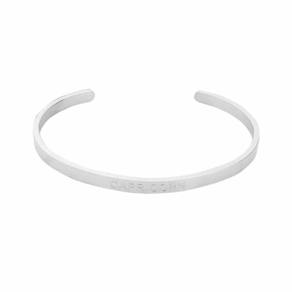 Annabel Trends Stainless Steel Cuff Bangle Zodiac Accessory Unisex Capricorn
