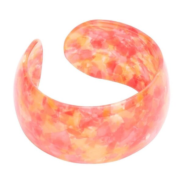 Annabel Trends Tamed Cuff Bangles Women Wristband Accessory 7x3cm Sherbet