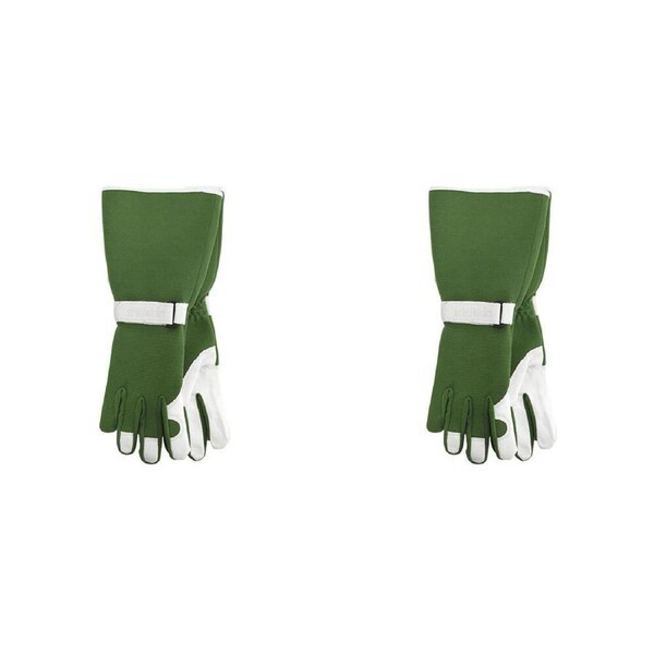 4pc Annabel Trends Second Skin Long Sleeve Sprout Garden Outdoor Gloves Olive
