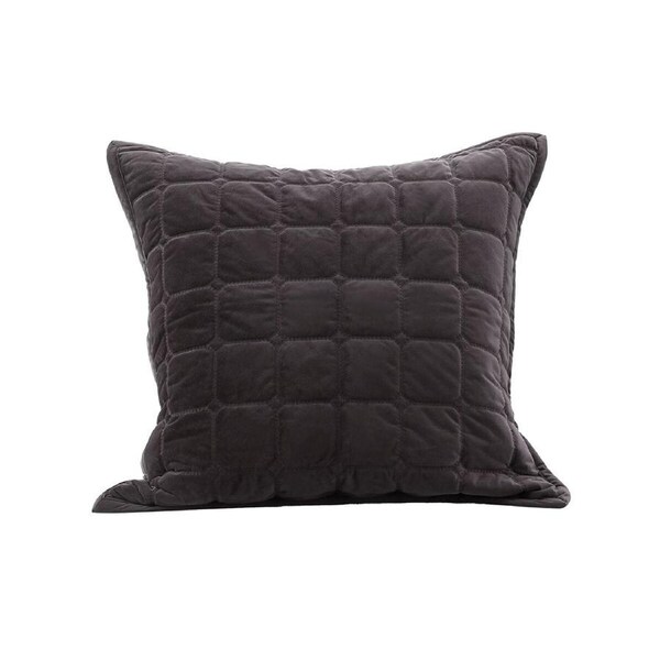 MM Linen Meeka Coffee European Cotton Pillowcase 220GSM Home Bedding 65x65cm