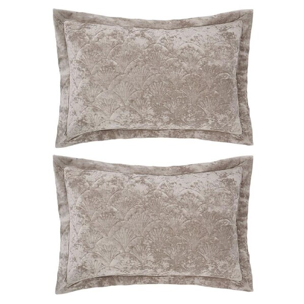 2pc Grace by Linen House Meyer 50x75cm Pillow Case Sham Cover Pillowcase Gold