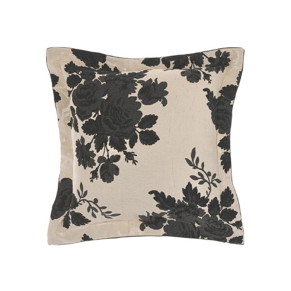 Grace by Linen House Donato 48x48cm Cushion Home Bedding Pillow Decor Black