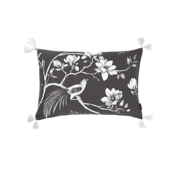 Grace by Linen House Ellison 40x60cm Cushion Home Bedding Pillow Decor Black