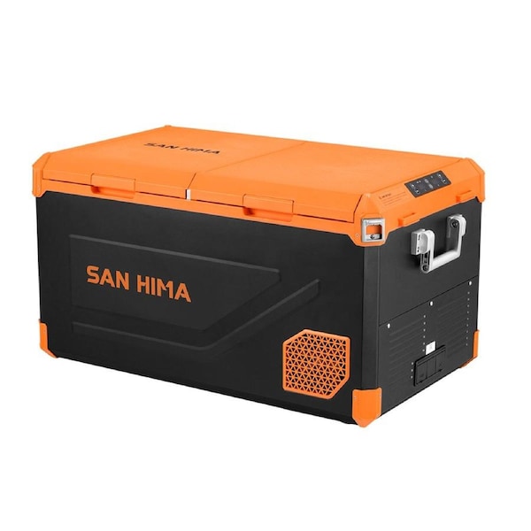 San Hima 95L Portable Camping Fridge Freezer Dual Zone Caravan Car Cooler 4WD