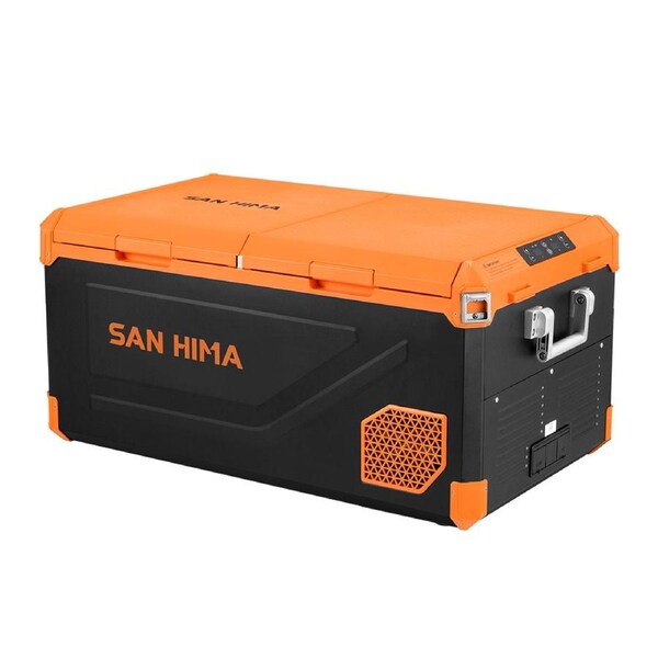 San Hima 75L Portable Camping Fridge Freezer Dual Zone Caravan Car Cooler 4WD