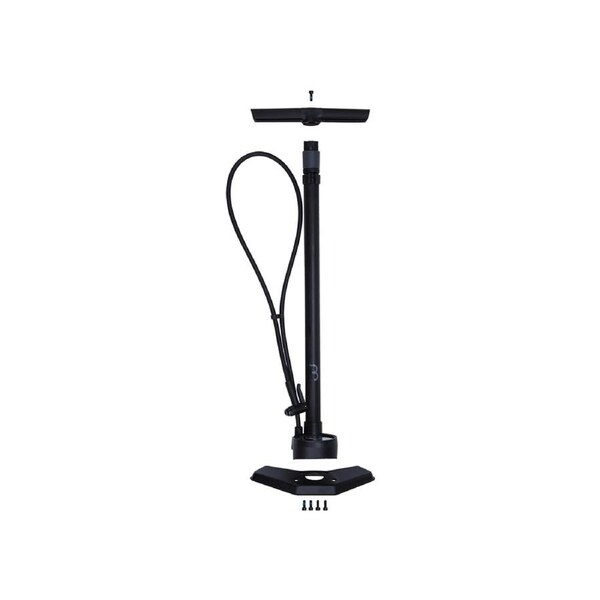 BBB Cycling AirSwitch HP/HV Floor Pump Black - Black