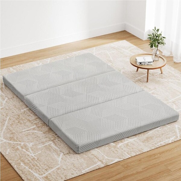 Giselle Foldable Mattress Folding Mattresses Floor Bed Mat 3-Fold Gel Foam Double
