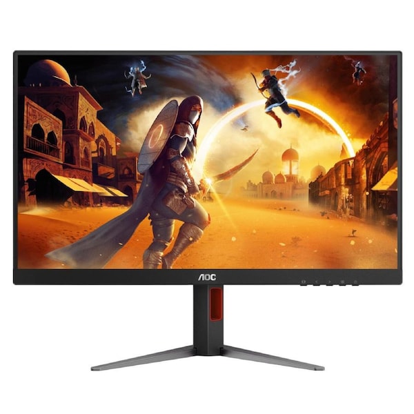 AOC Q27G4F 27" Class WQHD Gaming LED Monitor - Black, Red - 27" Viewable - Fast IPS - LED Backlight - 2560 x 1440 - 16.7 Million Colours - Adaptive -